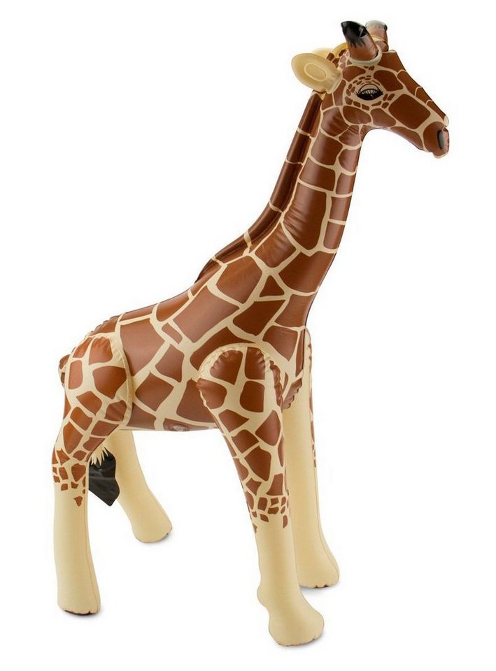 Metamorph Dekofigur Aufblasbare Giraffe, Giraffe zum Aufblasen - als Partydeko oder Festivalaccessoire von Metamorph