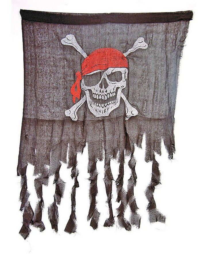 Metamorph Dekoobjekt Zerfledderte Piratenflagge von Metamorph