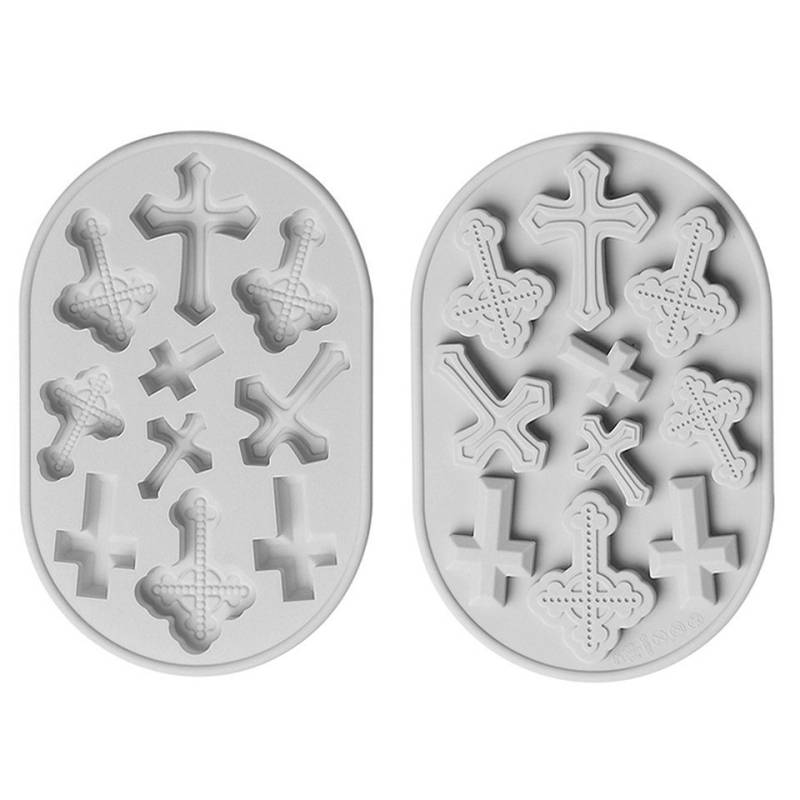 Metamorph Backform Kreuz Silikon Backform - Halloween Keks Minicakes, Halloween Keks Minicakes von Metamorph