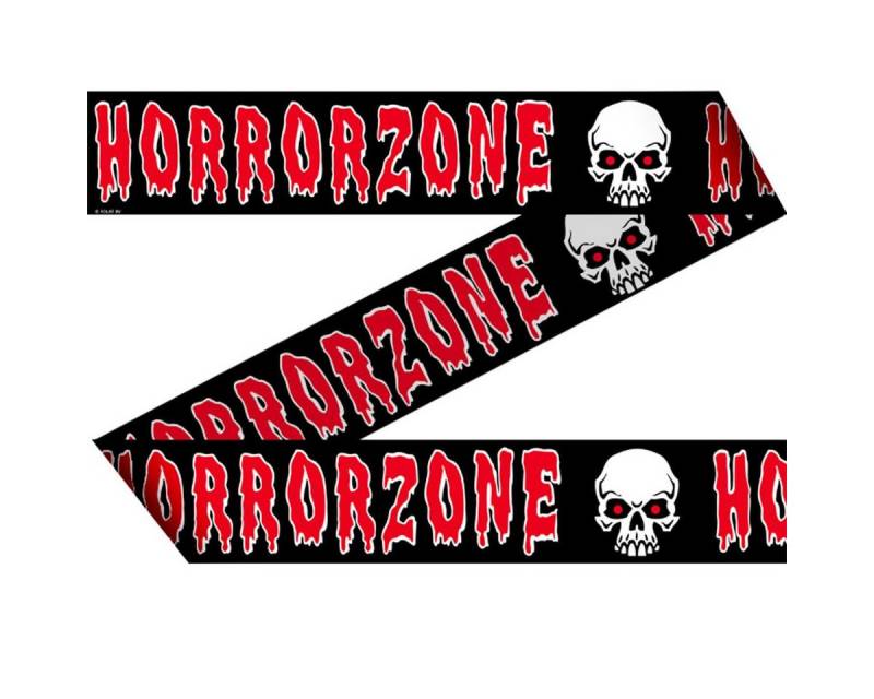 Metamorph Dekoobjekt Horrorzone Absperrband - Horror Halloween Deko, Horror Halloween Deko von Metamorph