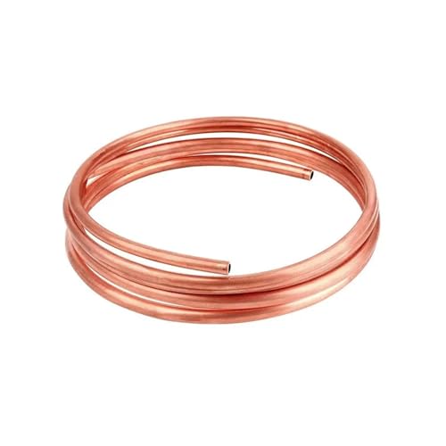 Metaximious 1 Meter T2 Weiche Kupferrohrspule Außendurchmesser 2 mm bis 12 mm Innendurchmesser 1 mm bis 10 mm 99,9% reines Kupfer for die Kühlung von Klimaanlagen Montage(4x3mm) von Metaximious