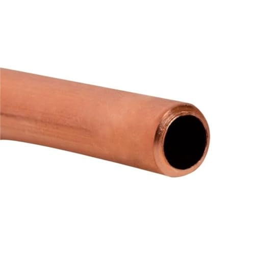 Metaximious 1 Meter weiche Spule T2 Rotkupferrohre for Klimaanlagen, Kältetechnik, Kapillarrohre mit Außendurchmesser 2 mm bis 10 mm Montage(2x1mm) von Metaximious
