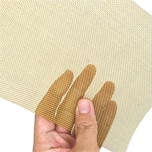 Metaximious 1 Quadratmeter Messingdraht Mesh Anti Static Grounding Paint Filtration Weaving DIY(120mesh) von Metaximious