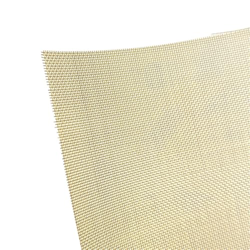Metaximious 1 Stück Messingfiltersieb, 20 bis 200 Maschen, gewebter Draht, Messing-Screening-Netz, nicht magnetisches Signalwerkzeug DIY(80 Mesh) von Metaximious