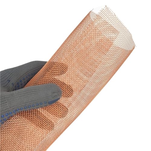 Metaximious 120 Mesh Kupfergewebe Abschirmgewebe Trockensiebsieb for den Laborgebrauch Signal Kupfersieb Anwendung DIY(30x30cm) von Metaximious