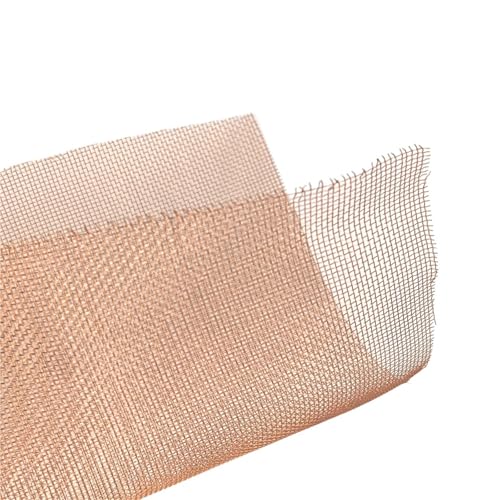 Metaximious 180 Mesh Kupfergewebe Abschirmgewebe Kupfersieb for Trockensiebung Signalabschirmung DIY(15x50cm) von Metaximious