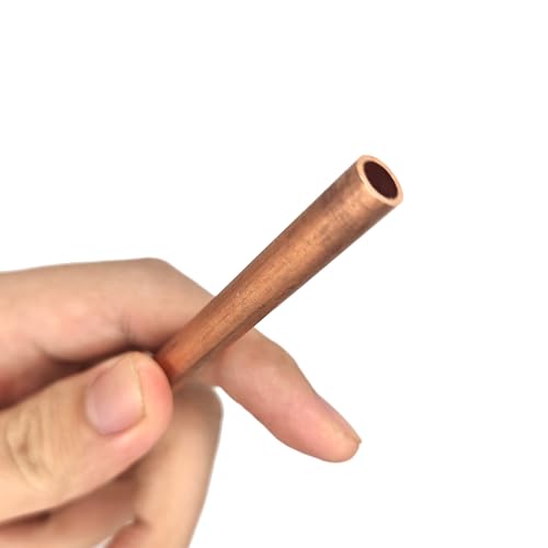 Metaximious 2 stücke Harte Gerade Dünnwandige Kupferrohr Außendurchmesser 1mm 10mm T2 Micro Kupferrohr Dünnwand Hohl Kapillare Montage(2.5x0.2mm) von Metaximious