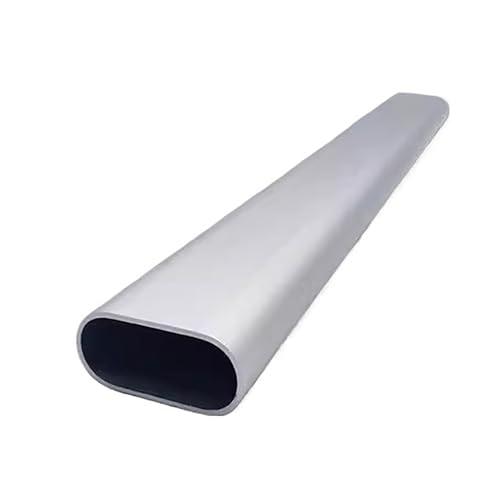Metaximious 20 stücke 20x12x1mm 800mm Aluminium Oval Rohr Aluminium Legierung Hohl Flache Elliptische Rohr Rahmen DIY Material Bauwesen von Metaximious