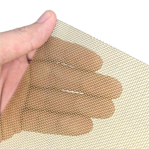 Metaximious 210 mm x 310 mm, robustes Drahtgeflecht aus reinem Messing, ultrafeine Filtration, 6 bis 200 Maschenweite, for Metallverarbeitung DIY(40 MESH WIRE 0.12mm) von Metaximious