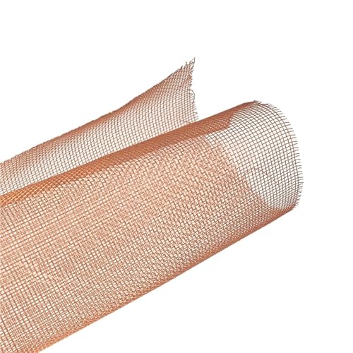 Metaximious 3 Stück 30x30cm Kupfergewebe 10 bis 200 Mesh Abschirmgewebe Kupfersieb for Trocknen und Signalisieren Metallsieb DIY(40 mesh) von Metaximious