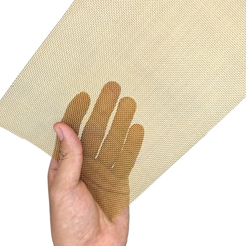 Metaximious 30 x 90 cm Messingfiltersieb, gewebter Draht, nicht magnetisches Netzblatt for Signalfiltration und Siebwerkzeug DIY(60 Mesh) von Metaximious