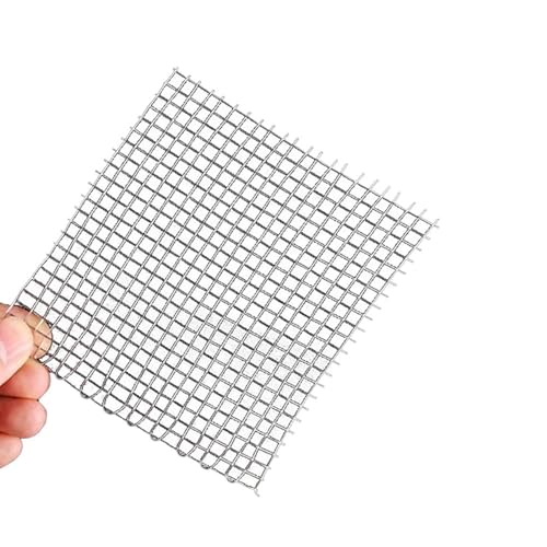 Metaximious 304 Edelstahlgewebe Mehrzweck-Filtersiebnetz Metallfrontreparatur Fix Drahtgeflecht-Siebblatt DIY(4Mesh 5.5mm) von Metaximious