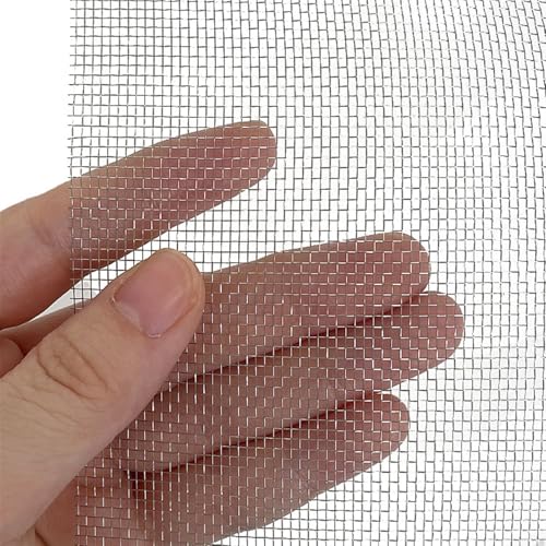 Metaximious 30x30cm 304 Edelstahl Filter Bildschirm 4 Mesh 500 Mesh Woven Draht Blatt DIY(30 MESH) von Metaximious