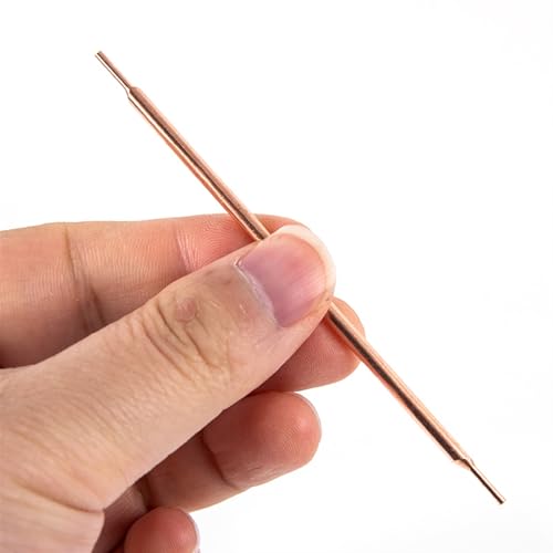 Metaximious 3mm x 10mm x 1,5mm Elektrische Schweißer Batterie Spot Schweißen Nadel Kolbenstange Aluminiumoxid Kupfer Schweißen Pin Handwerk von Metaximious