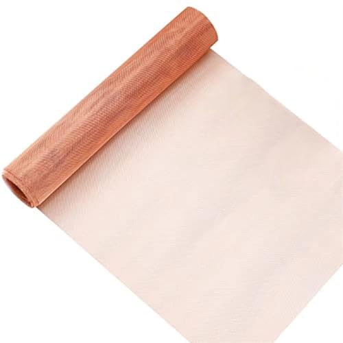 Metaximious 40 Mesh Kupfer Mesh Screen Net 12 Zoll x 120 Zoll Reines Kupfer Bildschirm Woven Draht Metall Feine Mesh DIY Metaximious 40 Mesh Kupfer Mesh Screen Net 12 Zoll x 120 Zoll Reines Kupfer Bildschirm Woven Draht Metall Feine Mesh DIY von Metaximious