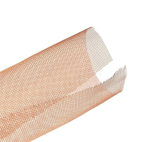 Metaximious 40 Mesh Kupfergewebe Draht Abschirmgewebe Kupfersieb Trockensiebsiebe for Signalschutz und Laborfiltration DIY(30x40cm) von Metaximious