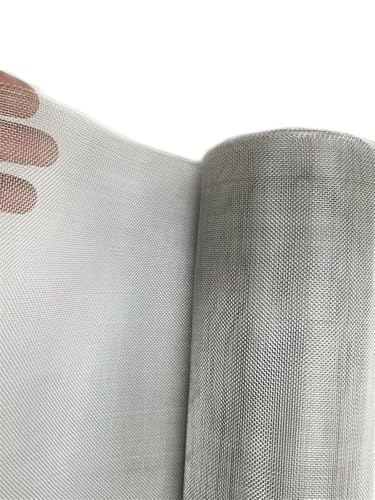 Metaximious 400 Mesh-Filtersieb aus Edelstahl mit gewebtem Draht, 30µm Lochgröße for Präzisionsfiltration DIY(50x300cm) von Metaximious