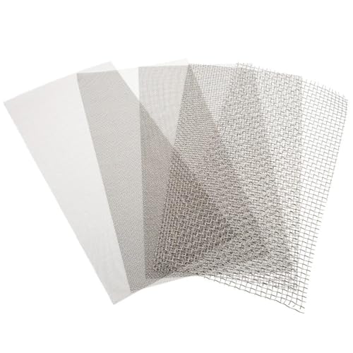 Metaximious 5 stücke Mesh Bildschirm Metall Schweißen Draht Edelstahl Kunststoff Reparatur Vent Kit Blatt Stoßstange Verstärkung Schweißer Thermoplastische Fenster DIY von Metaximious