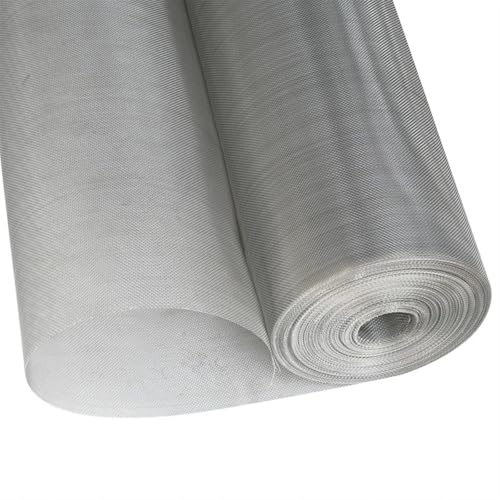 Metaximious 50 cm x 1000 cm Mesh-Filternetz, Metallfront, Reparatur-Fix-Mesh-Filtration, gewebtes Drahtblech, Siebung, Edelstahl 304 DIY(120 mesh 50cmx200cm) von Metaximious