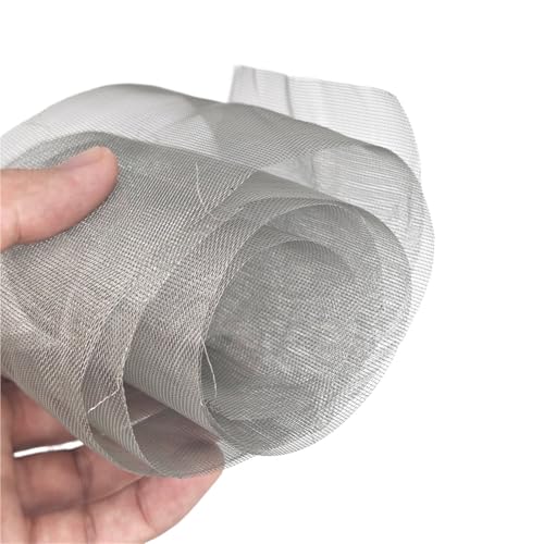Metaximious 50 cm x 500 cm 304 Edelstahl-Maschenfilter 6 bis 400 Mesh Filtration Screening Sheet for Metallreparaturen und Screening-Anwendung DIY(30mesh0.7mm) von Metaximious