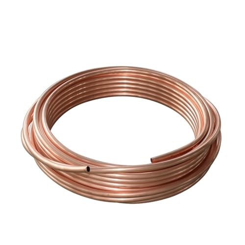 Metaximious 99,9% T2 Weichkupferrohr Drahtrohr Kupferdraht Magnetspule 2 mm 3 mm 4 mm 6 mm 8 mm 10 mm 12 mm 16 mm 19 mm Montage(5 meter x 3mm x 0.5mm) von Metaximious