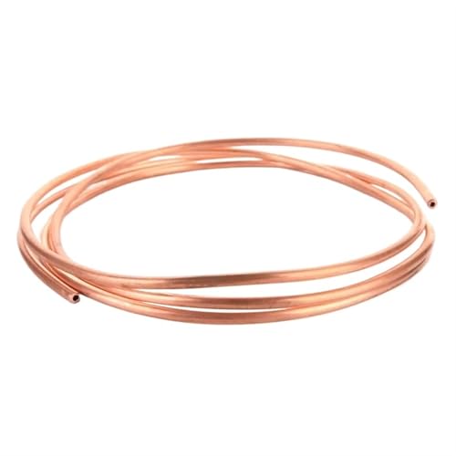 Metaximious 99,9% reines T2-Weichkupferrohr, 2 mm bis 19 mm, Kupferspulen for Klimaanlagen-Wasserversorgungssysteme for Heiß- und Kaltanwendungen Montage(6.35mm x 0.7mm x 2 meter) von Metaximious