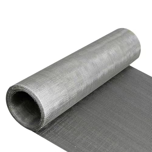 Metaximious Drahtgeflecht 304 Edelstahlgewebe Filtergewebe Ultrafein Edelstahldraht DIY(30 mesh 50x100cm) von Metaximious