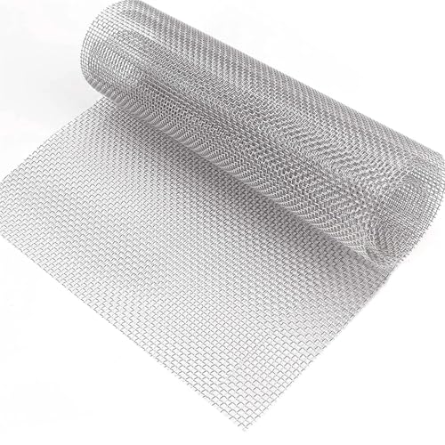 Metaximious Drahtgewebe-Siebplatten-Siebfilter Edelstahl-Maschenfilter Metallfrontreparatur feste Masche DIY(100mesh 30x60cm) von Metaximious