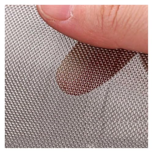 Metaximious Edelstahl-Drahtgewebe 120 400 500 Mesh Cloth Screen Wire Filter Sheet for den Heimgebrauch DIY(50x100cm 120mesh) von Metaximious