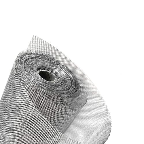 Metaximious Edelstahl-Netzfilter, Maschenweite 5 bis 500, 30 cm x 100 cm, Reparatur an der Metallfront, fester Drahtgewebe-Siebplatten-Siebfilter DIY(30 Mesh) von Metaximious