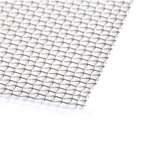 Metaximious Filternetz Metall 304 Edelstahlgewebe Frontreparatur Fix Mesh Filtration Gewebtes Drahtblech Screening DIY(100Mesh 30x30cm) von Metaximious