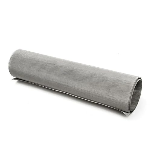 Metaximious Fix Woven Mesh 100 cm x 50 cm 304 Edelstahl Drahtfilternetz 4 bis 500 Maschen Metallfront Reparatur Filtersieb Blatt DIY(300Mesh 49Micron) von Metaximious