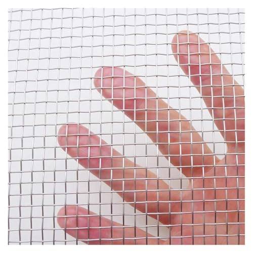 Metaximious Gewebtes Netz 304 Edelstahldrahtfilternetz Frontreparatur Metallfixierfilterblatt 5 bis 400 Mesh DIY(400 mesh hole 30UM 50x50cm) von Metaximious