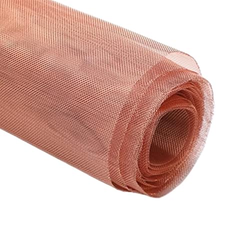 Metaximious Kupfer-Maschendraht, 12 Zoll x 120 Zoll, 40 Maschen, reines Kupfer, gewebtes Metall DIY Metaximious Kupfer-Maschendraht, 12 Zoll x 120 Zoll, 40 Maschen, reines Kupfer, gewebtes Metall DIY von Metaximious