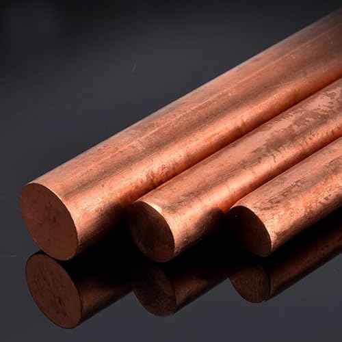 Metaximious Kupfer-Rundstäbe 2 mm bis 22 mm for Lötkolbenspitze, Punktschweißnadel und Elektrodenstab Handwerk(20x500mm) von Metaximious