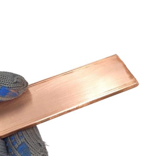 Metaximious Kupferflachstäbe mit einer Dicke von 3mm bis 4mm for effiziente Kühlrohre und Wärmeableitungsanwendungen Handwerk(3x25x500mm) von Metaximious