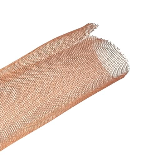 Metaximious Kupfergewebedraht 100 Mesh Abschirmgewebe Filter Kupfersieb Trockensiebsiebe Signalsiebnetz DIY(7.5x7.5cm) von Metaximious