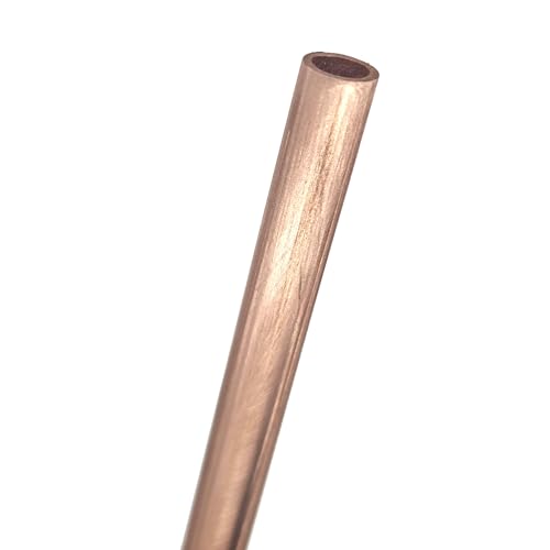 Metaximious Kupferkapillarrohr for den Modellbau. Kleine Metallrohre mit vielseitigen Kupferrohren for Kunst- und Handwerksprojekte Montage(9x1x100mm) von Metaximious