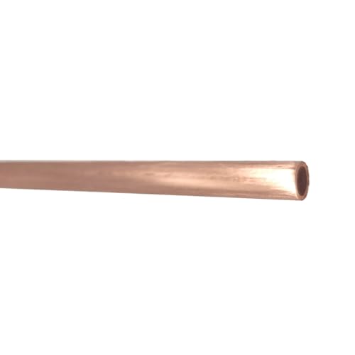 Metaximious Kupferrohr for Punktschweißstift und Lampenmastkonstruktion. Vielseitiger Kupferstab for Heimwerkerprojekte, 17 mm bis 30 mm Montage(24x1.5mm) von Metaximious