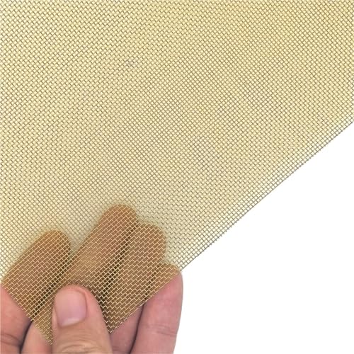 Metaximious Messing Mesh Metall Stoff Draht Filter Gewebter Draht Messing Signal Abschirmung Bildschirm Net Werkzeug DIY(60 Mesh 0.35mm) von Metaximious
