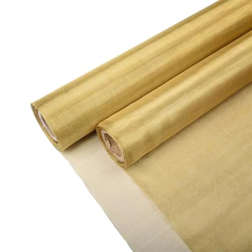 Metaximious Messinggewebe 20 bis 200 Mesh Draht Farbfilter Bildschirm Elektromagnetische Signal Bildschirm DIY(30 mesh 0.91x2 Meter) von Metaximious