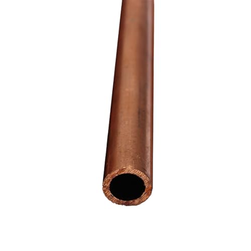 Metaximious Nahtlose Kupferrohre Rundrohre aus Metall for den Modellbau Schweißen und Galvanisieren Montage(23x1mm) von Metaximious