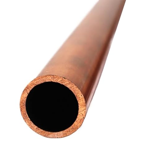 Metaximious Nahtlose Kupferrohre for den Modellbau, Metallrohre for Fußbodenheizung, 100 mm, 250 mm, 500 mm Montage(100mm x 2.5mm x 0.2mm) von Metaximious