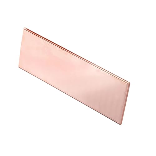 Metaximious Polierte Kupfer-Vierkantstangenplatten for Winkelschleifer, Hufeisenform Handwerk(10x10x500mm) von Metaximious