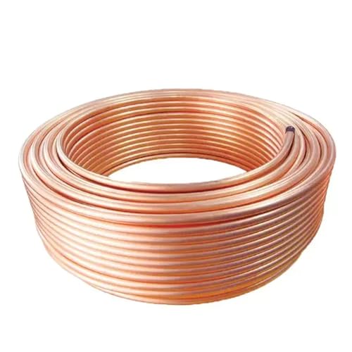 Metaximious T2 Weiche Kupferrohrspule, Außendurchmesser 1,8 mm bis 12 mm, reines Kupferrohr for Klimaanlagenkühlung, 3 Meter Länge Montage(2x0.5mm) von Metaximious