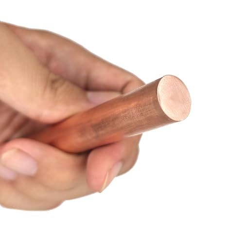 Metaximious Tellur-Kupferstab, Rundstab, C14500-Legierung, erhältlich in den Größen 2 mm bis 45 mm for vielseitige Anwendung Handwerk(8mm) von Metaximious
