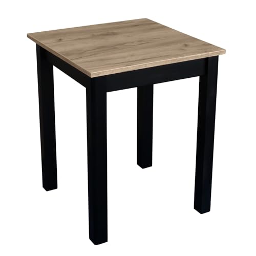 Metdrew Esstisch aus Holz |Tisch 60 x 60 cm | für 2 Personen |Wohnzimmertisch | aus Kiefernholz | klein | Skandinavischer Stil | küchentisch | Tischplatte: Craft Eiche Gold Metdrew Esstisch aus Holz |Tisch 60 x 60 cm | für 2 Personen |Wohnzimmertisch | aus Kiefernholz | klein | Skandinavischer Stil | küchentisch | Tischplatte: Craft Eiche Gold von Metdrew