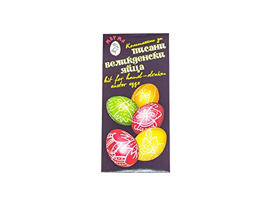 Set aus Stift und Wachs zum Dekorieren von handgezeichneten schönen Ostereiern – Set mit Zeichenstift, Bienenwachs und Anleitung (evtl. nicht in deutscher Sprache) von Nextuyere