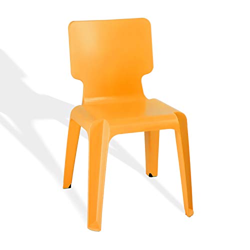Stapelstuhl, Kunststoff Stuhl Stapelbar Authentics Wait robust versch.Farben orange von Metra