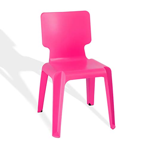 Stapelstuhl, Kunststoff Stuhl Stapelbar Authentics Wait robust versch.Farben pink von Metra